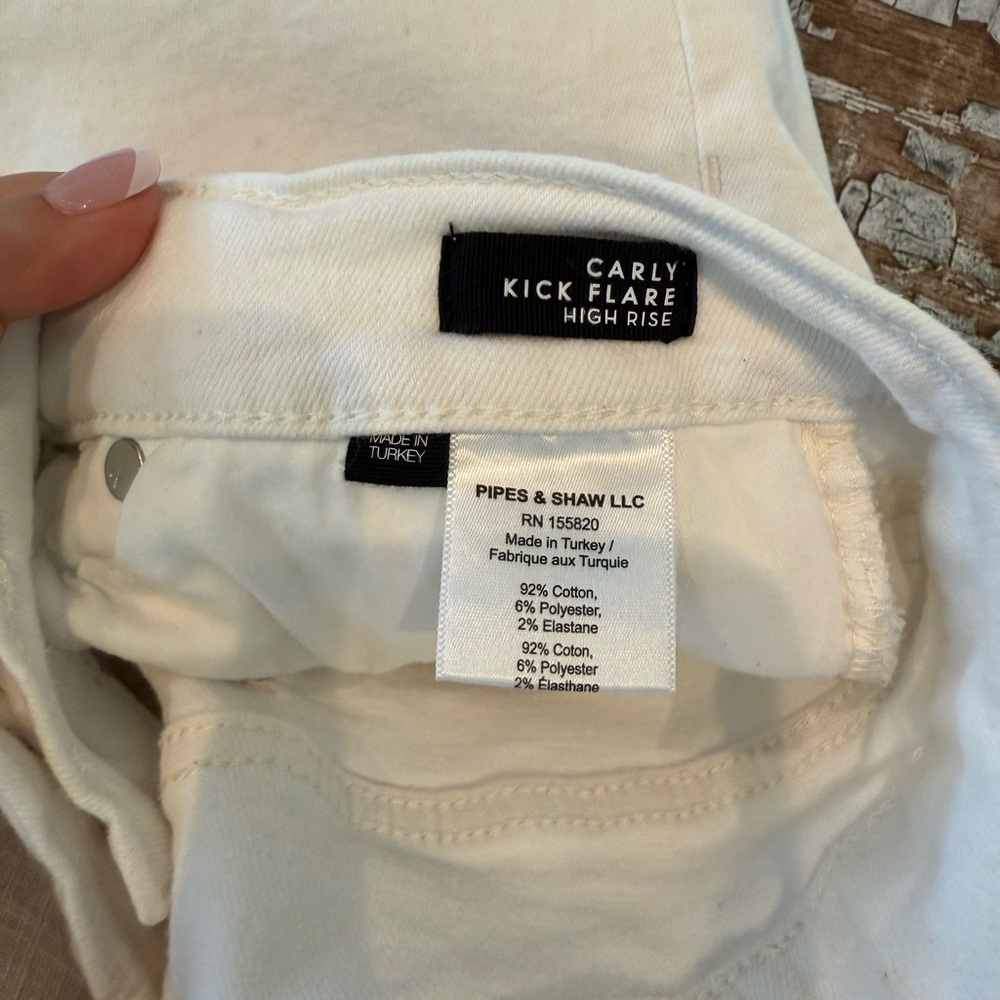 Veronica Beard Cream Women Jeans - Picture 7 of 13